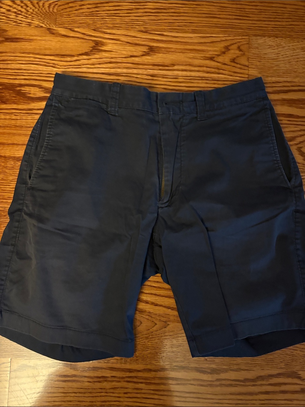 Mens J. Crew Stretch Shorts waist 30 inseam 9 blue